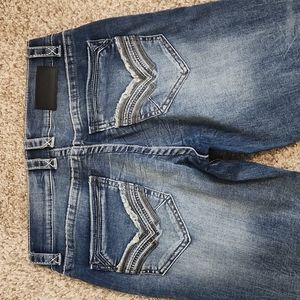 Buckle Black Three Slim Straight Jeans